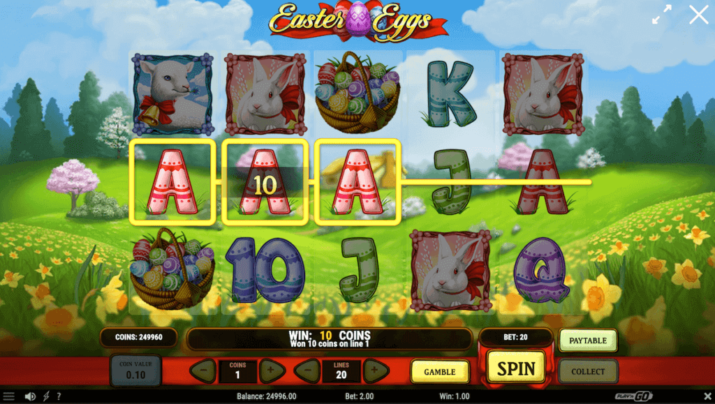 Easter Eggs by PlaynGo gameplay - Play'N Go Provider Review - UAE Casinos - Emirates Casino