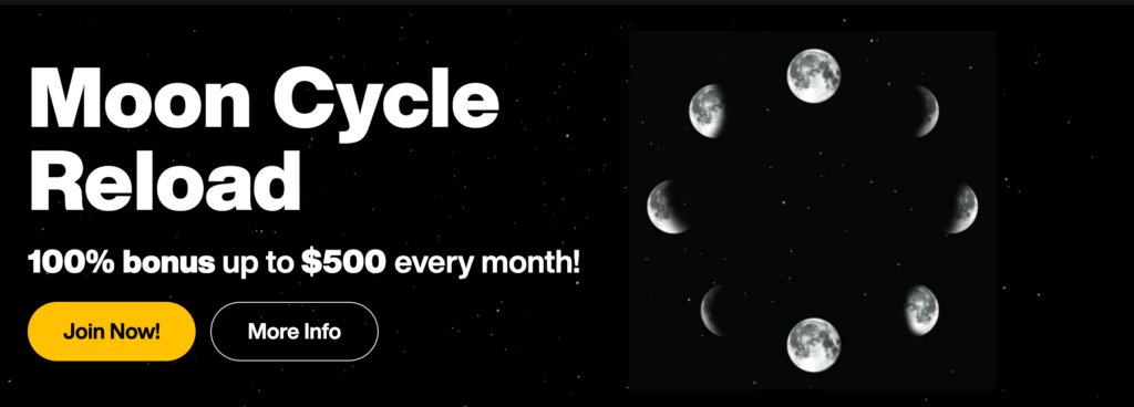 Just Casino Moon Cycle Reload - Emirates Casino Review - UAE Casino Review