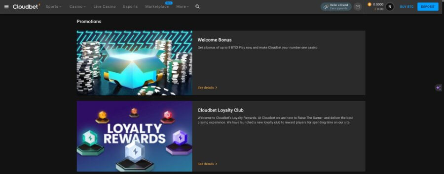 Cloudbet Casino Promos - Emirates Casino Review - UAE Casino Review