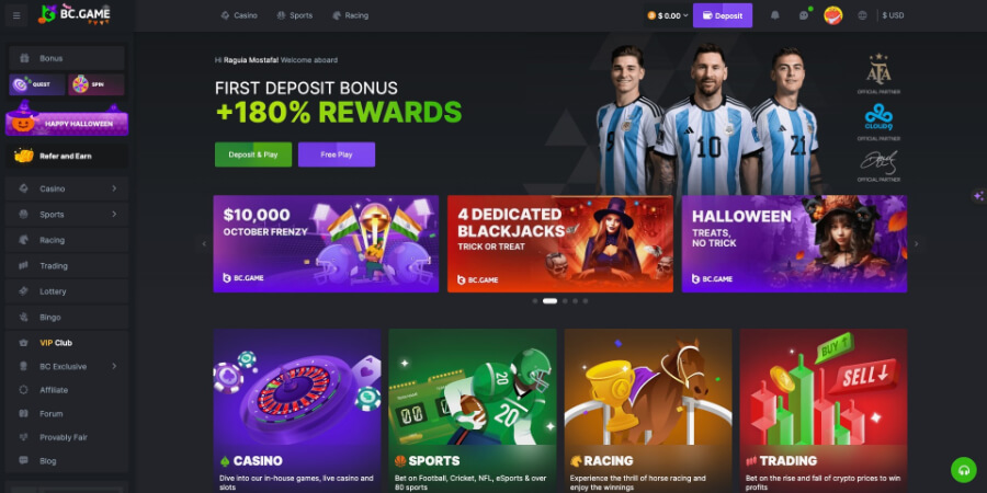 BC.Game Homepage - Emirates Casino - BC.Game Casino Review - - UAE Casino Review
