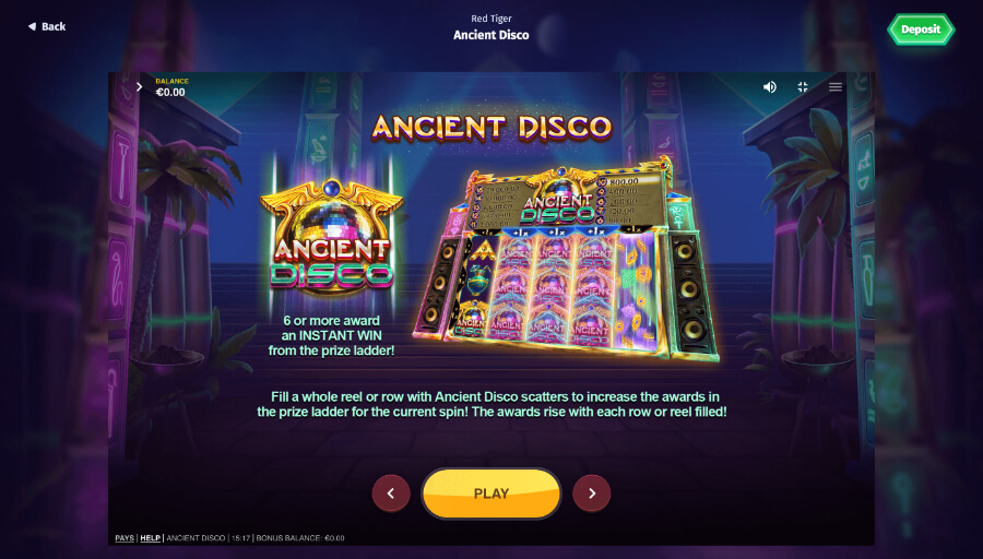 Ancient Disco Paylines - Emirates Casino Slot Review - UAE Casino Slot Review