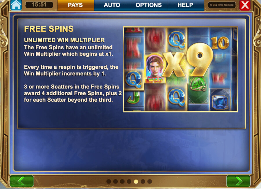 Apollo Pays Free Spins - Emirates Casino Slot Review