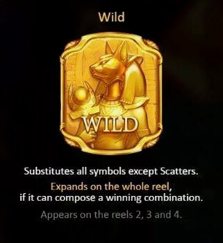 Rise of Egypt Wild Symbol - Rise of Egypt Slot Review - Emirates Casino - UAE Casinos - UAE Slot Review