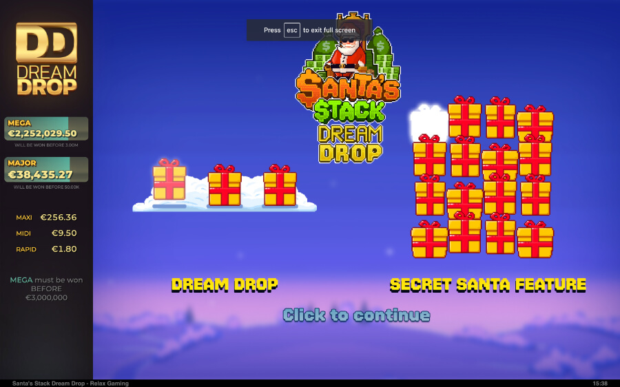 Santa's slack Dream Drop Trailer - Emirates Casino Slot Review - UAE Casinos - UAE Slot Review