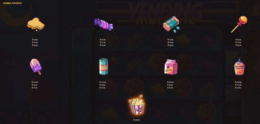 Vending Machine Slot by hacksaw Gaming - UAE Casinos - Emirates Casino Slot Review - Paytable