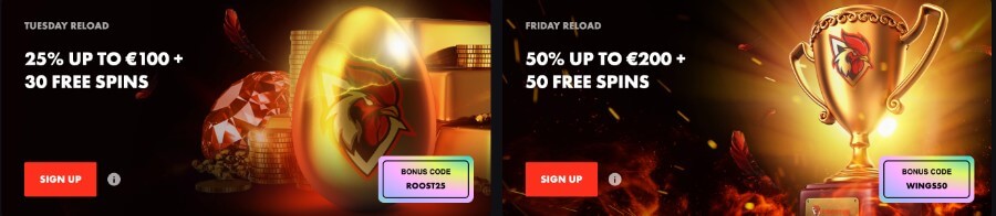 rooster.bet cashback bonus uae casinos