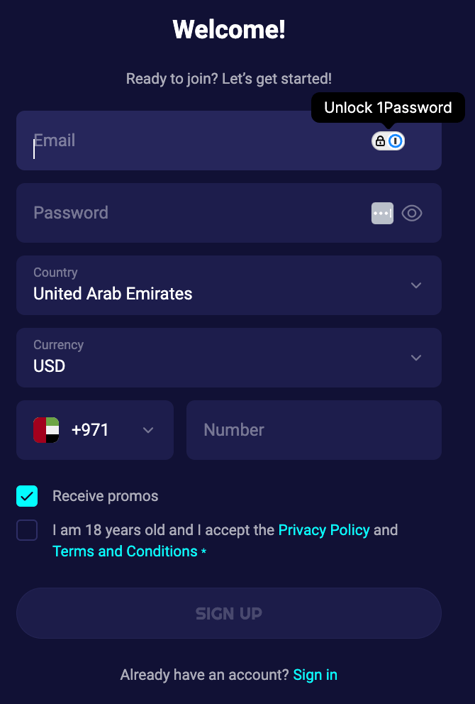 spinjo casino register sign up uae online casinos