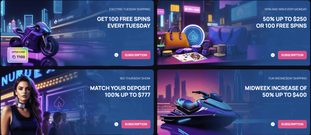 betandplay daily free spins - emirates casino - Offers