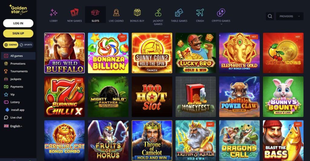 slots games at Golden Star