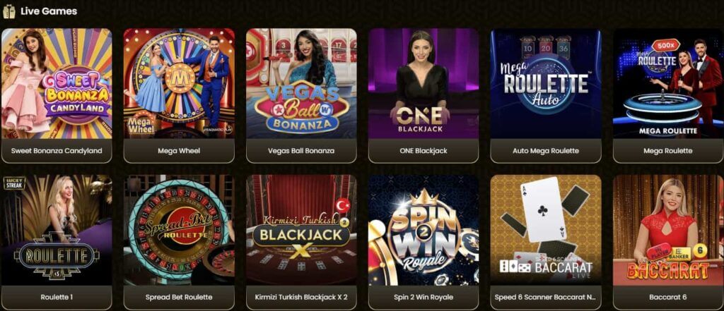 live dealer games at goldenspin casino