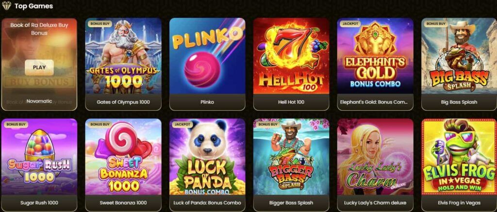 slots games at Goldspin