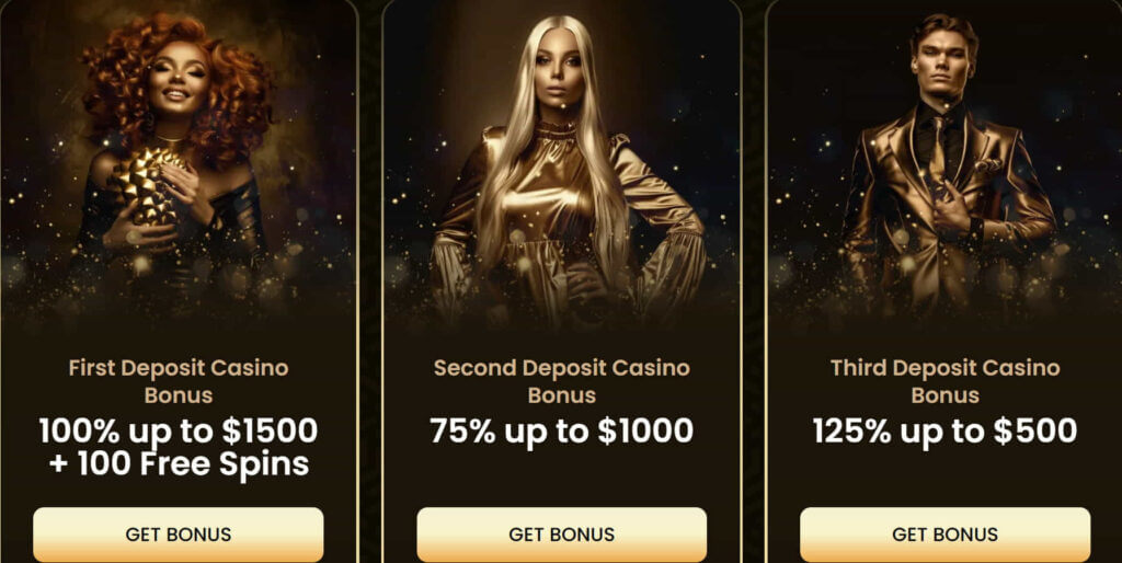 welcome bounses at goldspin casino $3,000 & 100 free spins