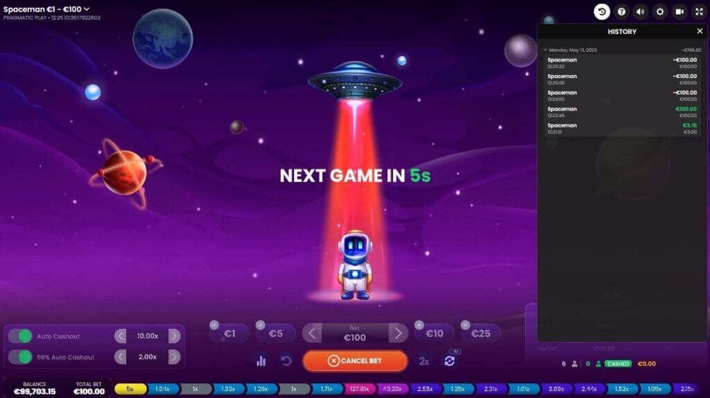 Spaceman game the Game history casino game review UAE