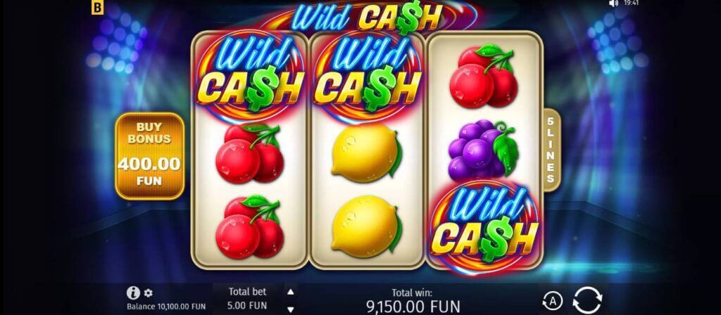 Wild Cash Graphics and Sound UAE Casinos 